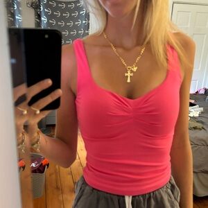 xs hot pink top